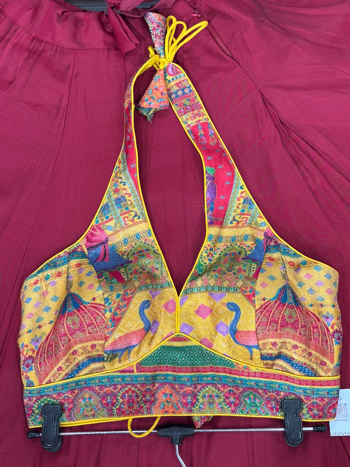 Halterneck blouse