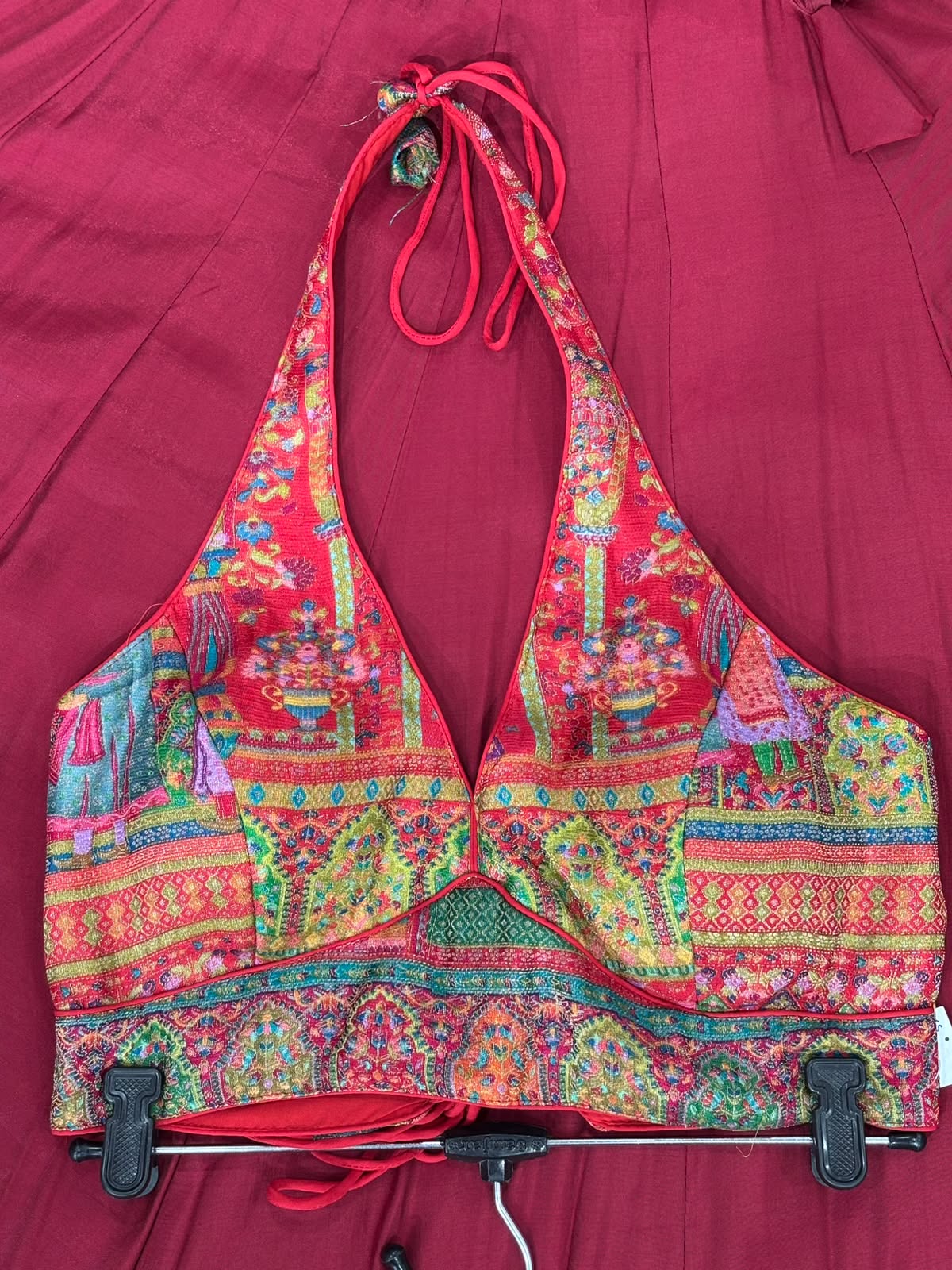 Halterneck blouse