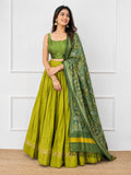Roman silk lehenga | Bollywood style blouse