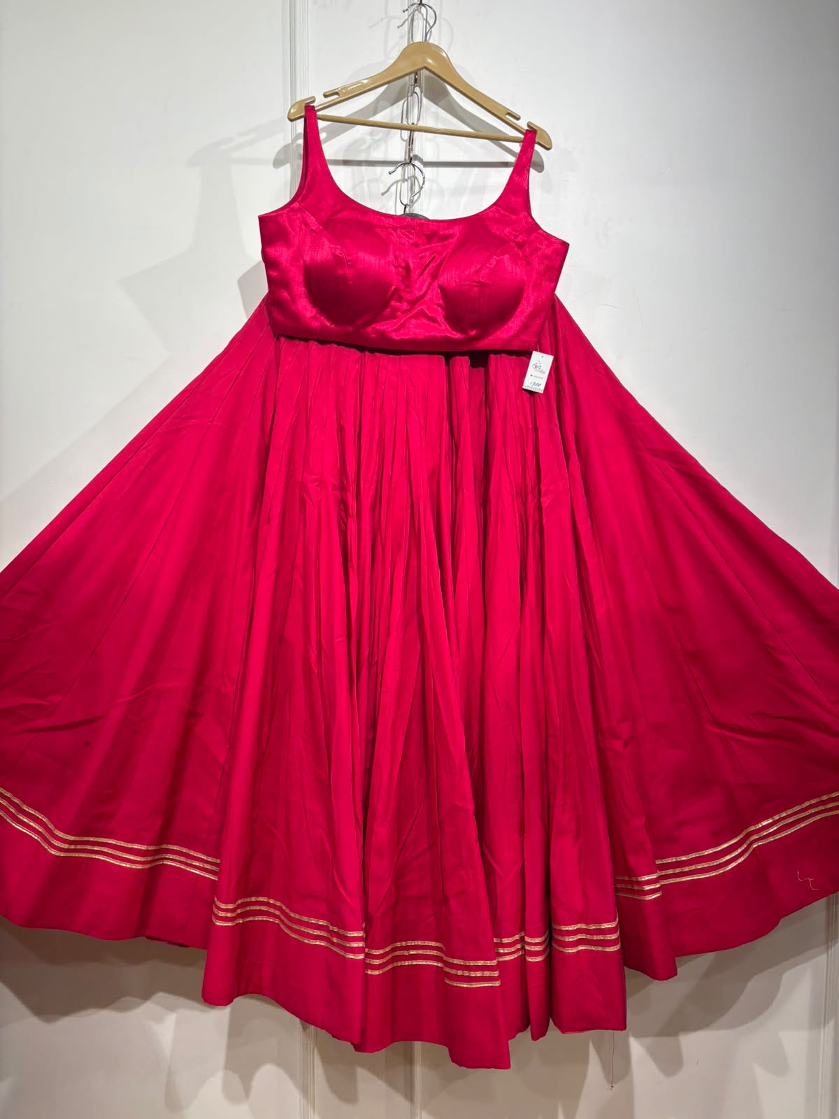 Roman silk lehenga | Bollywood style blouse