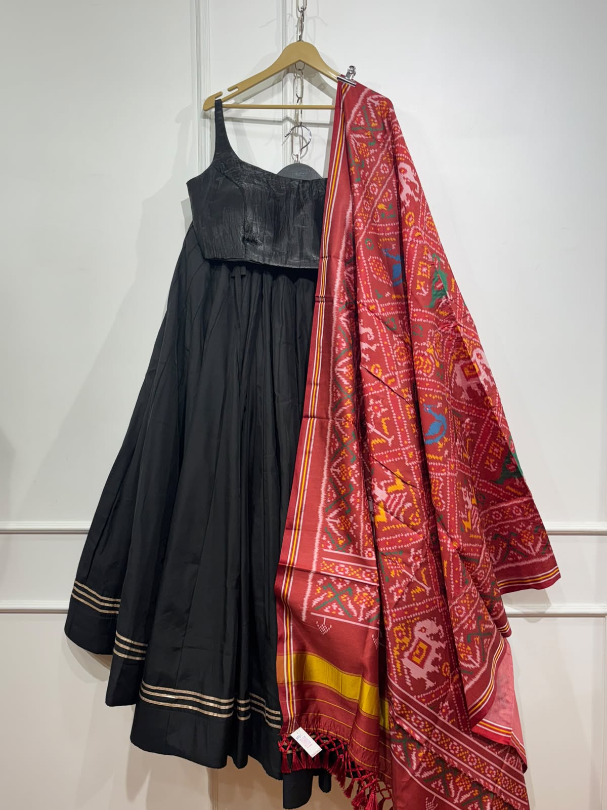 Roman silk lehenga | Bollywood style blouse