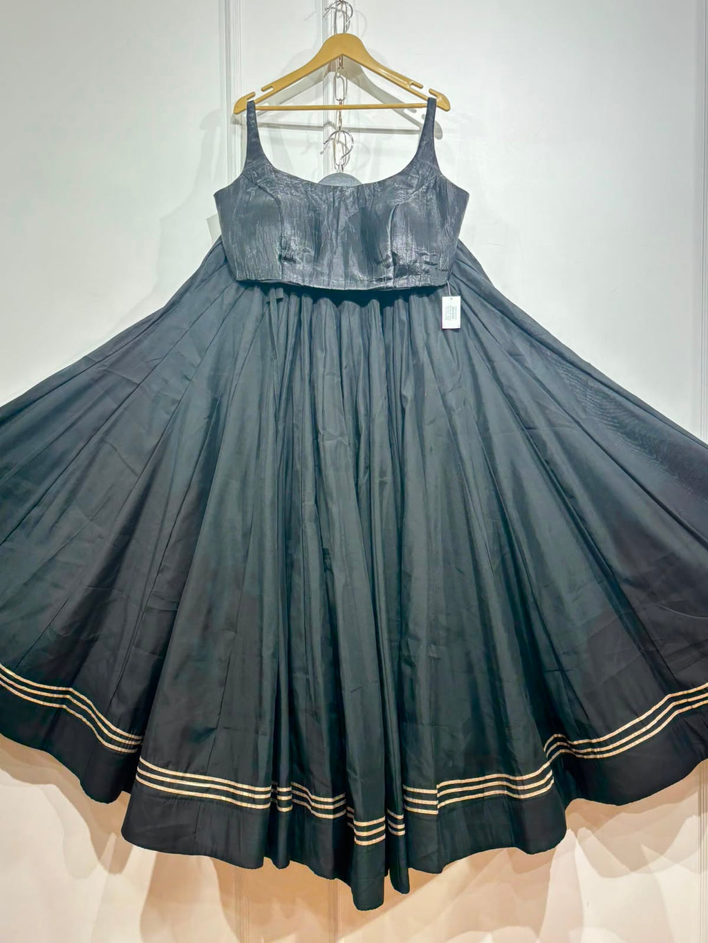 Roman silk lehenga | Bollywood style blouse