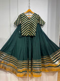 Roman silk lehenga and Blouse