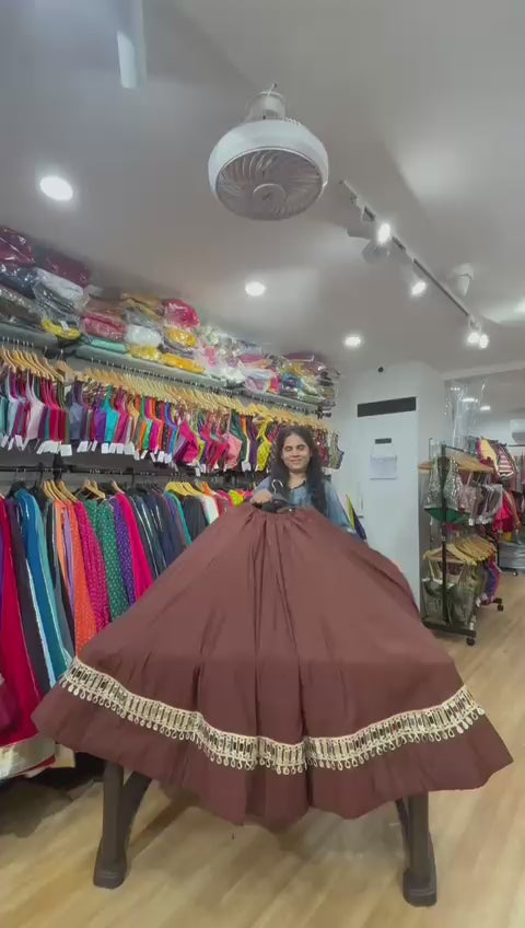 Corset Blouse | Romansilk lehenga Full Set (colours in video)